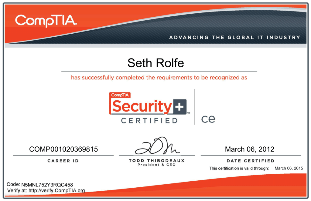 Comptia Security +
